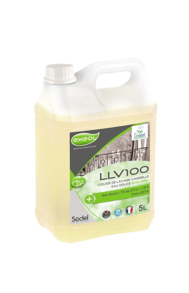 Exeol LLV 100 – ekologiczny płyn do maszynowego mycia naczyń